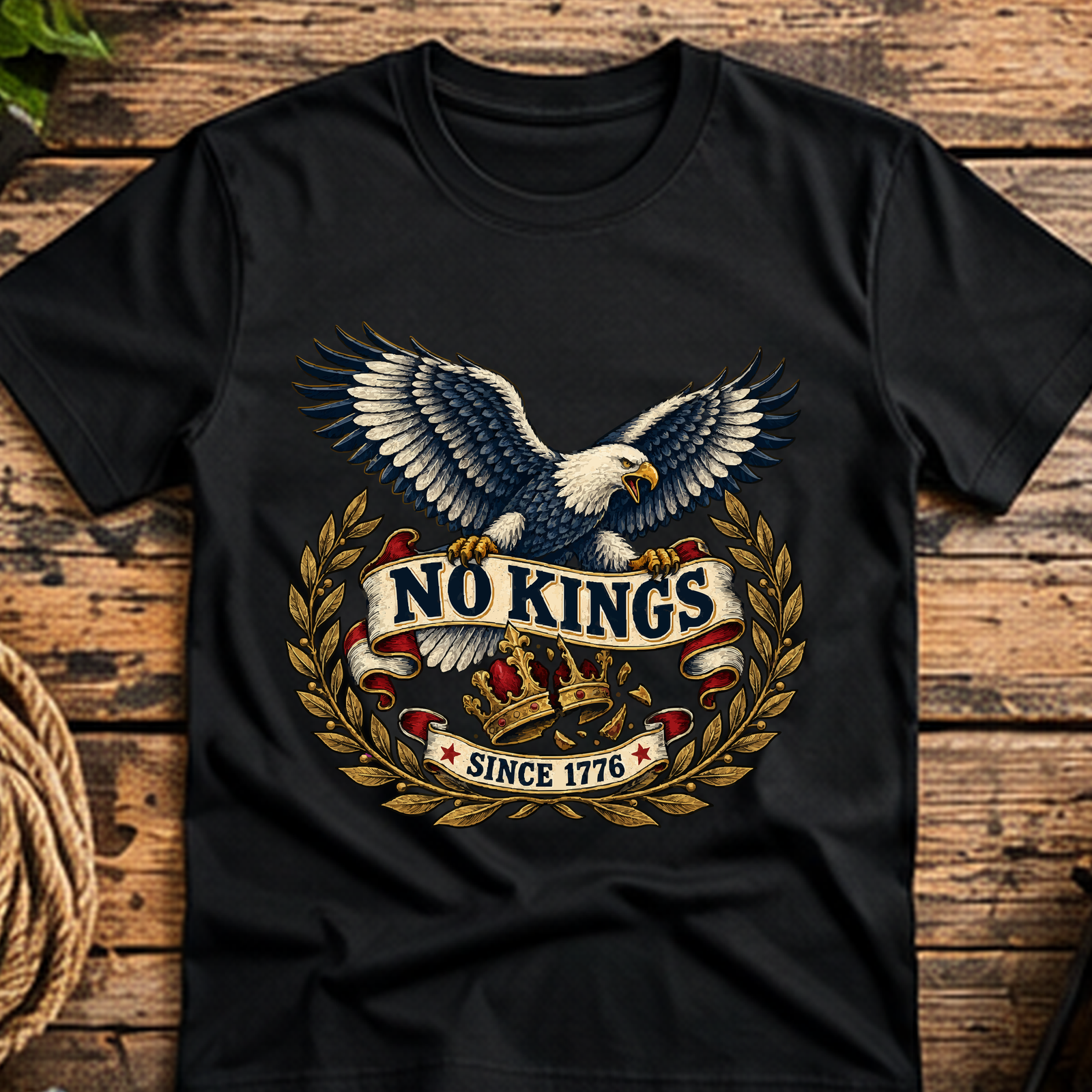 No Kings Since 1776 Short-Sleeve T-Shirt