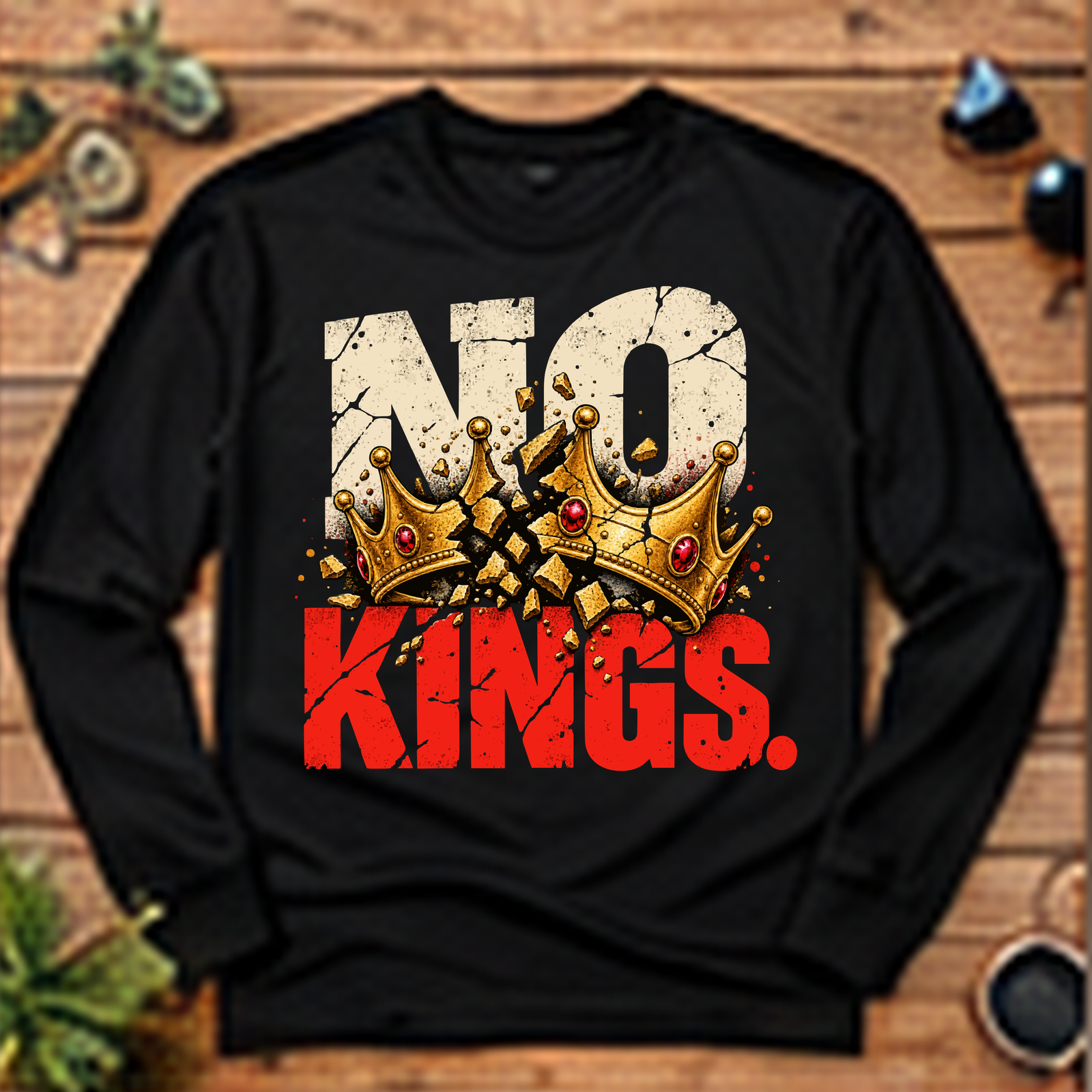 Crown Comes Down Long-Sleeve T-Shirt