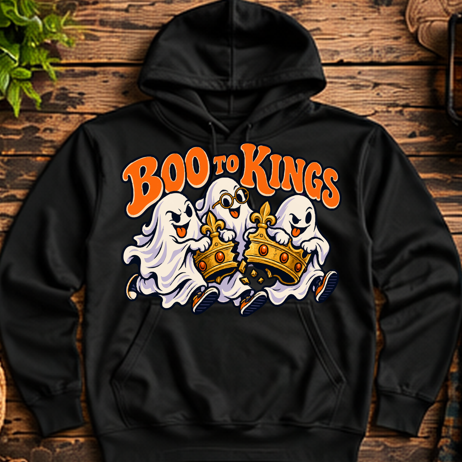 Boo to Kings Pullover Hoodie