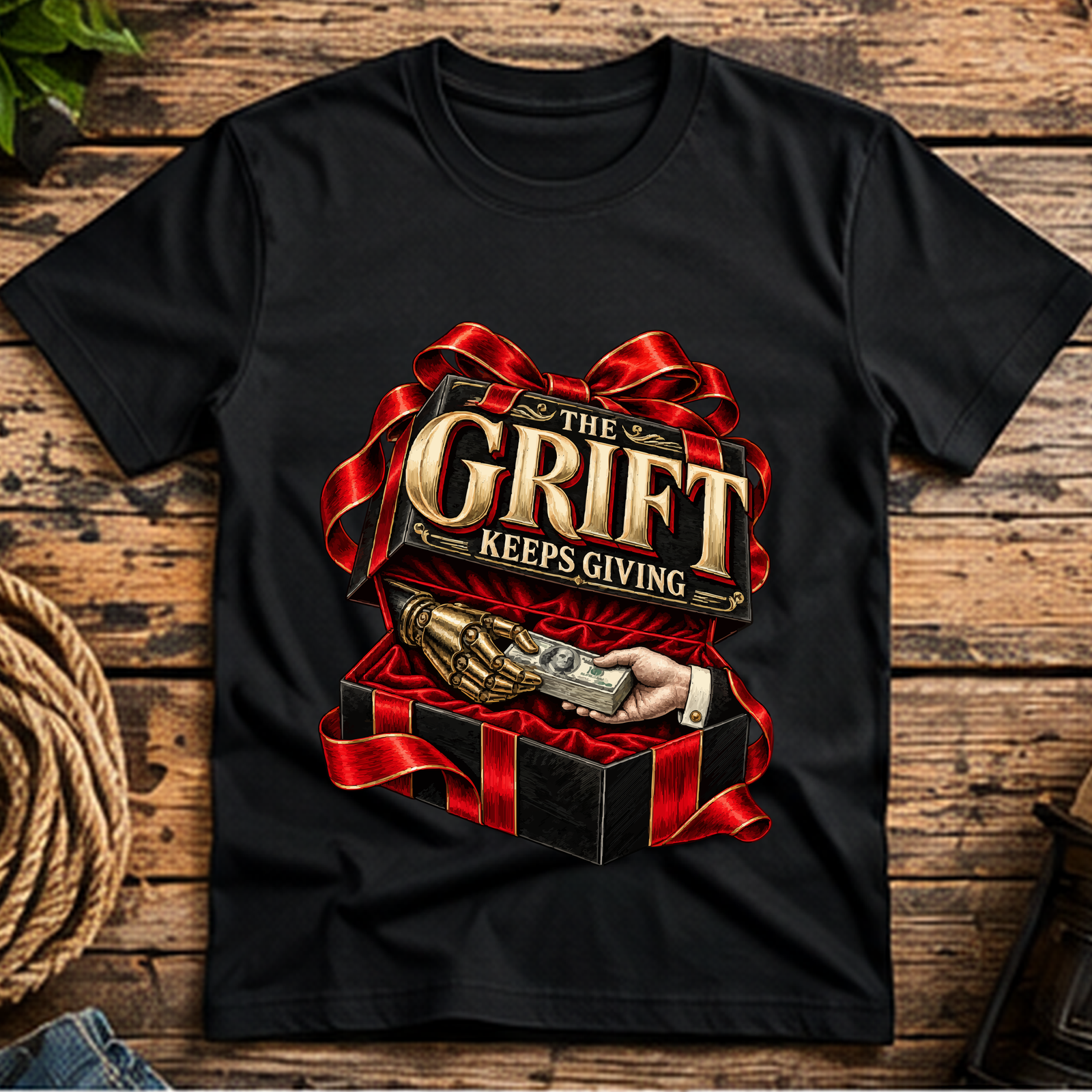 Grift Keeps Giving Short-Sleeve T-Shirt