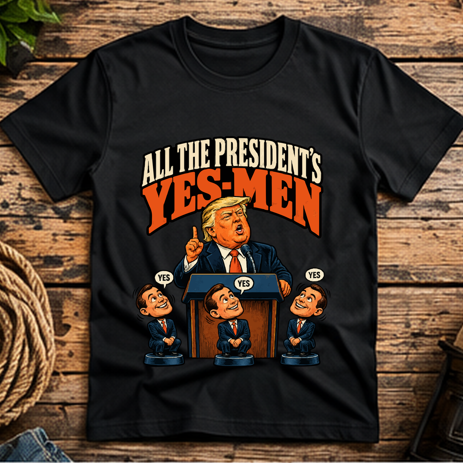 All the President's Yes-Men Short-Sleeve T-Shirt