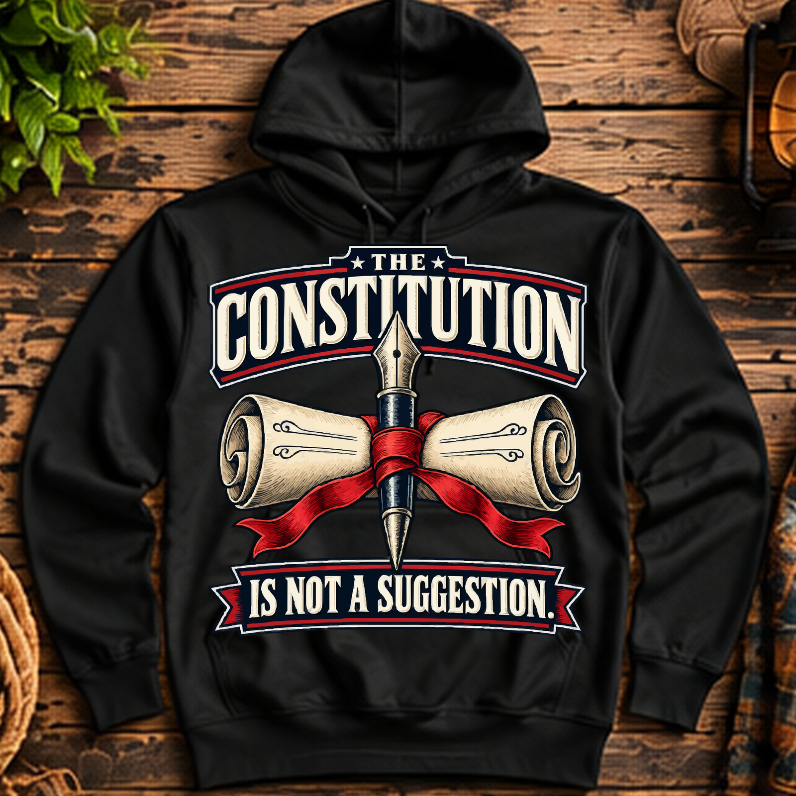 Constitution Not Suggestion Pullover Hoodie