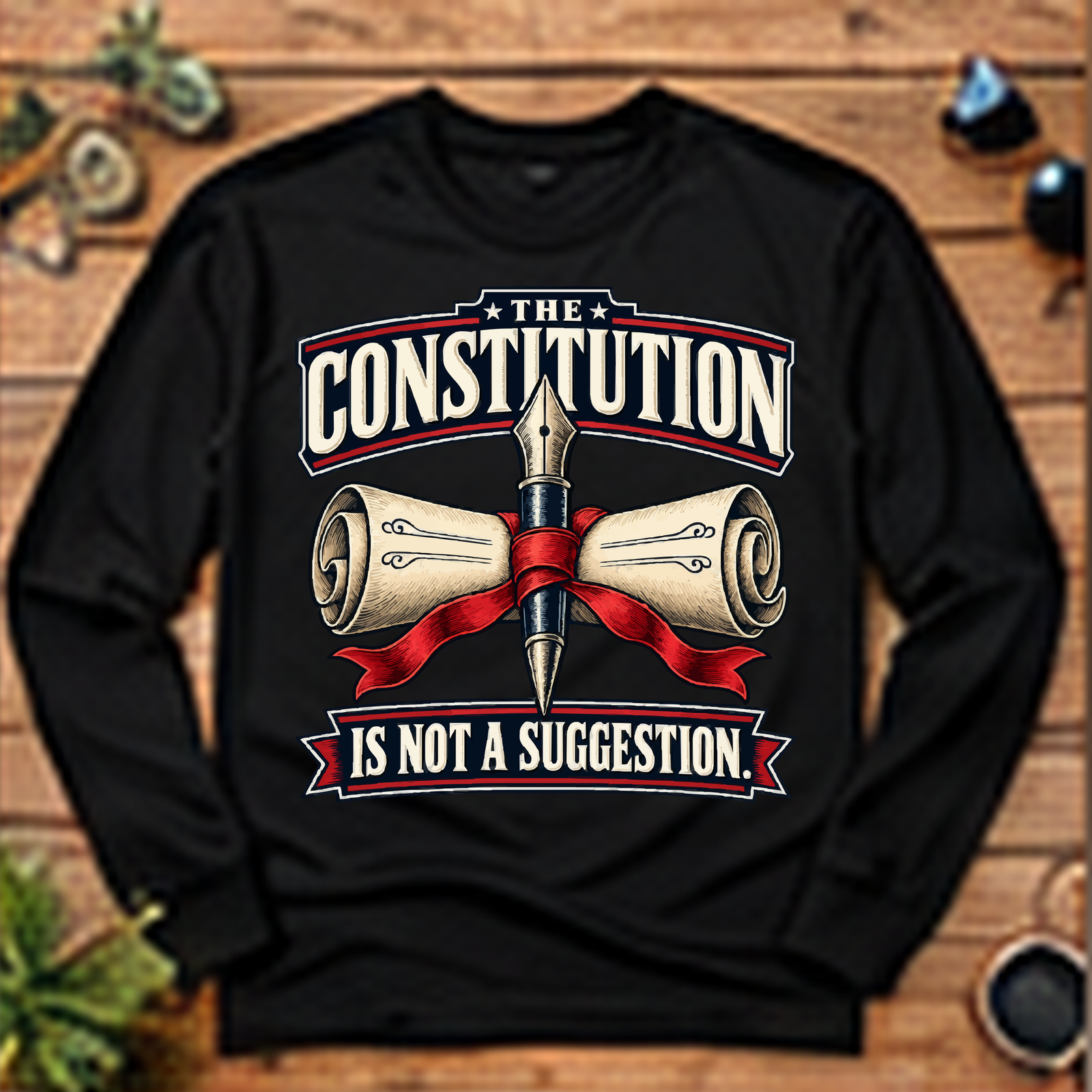 Constitution Not Suggestion Long-Sleeve T-Shirt