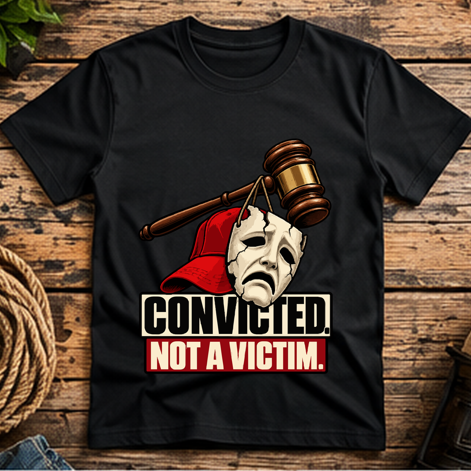Convicted Not a Victim Short-Sleeve T-Shirt