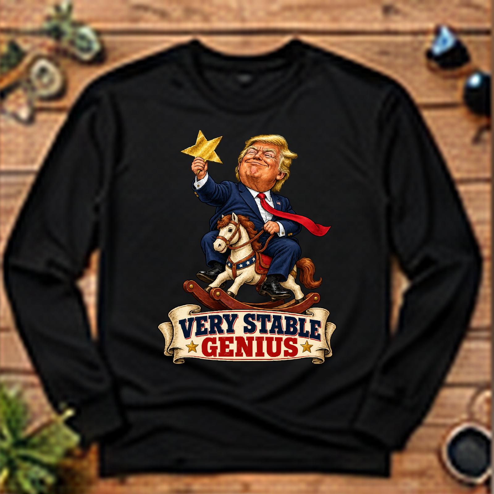 Very Stable Genius Long-Sleeve T-Shirt