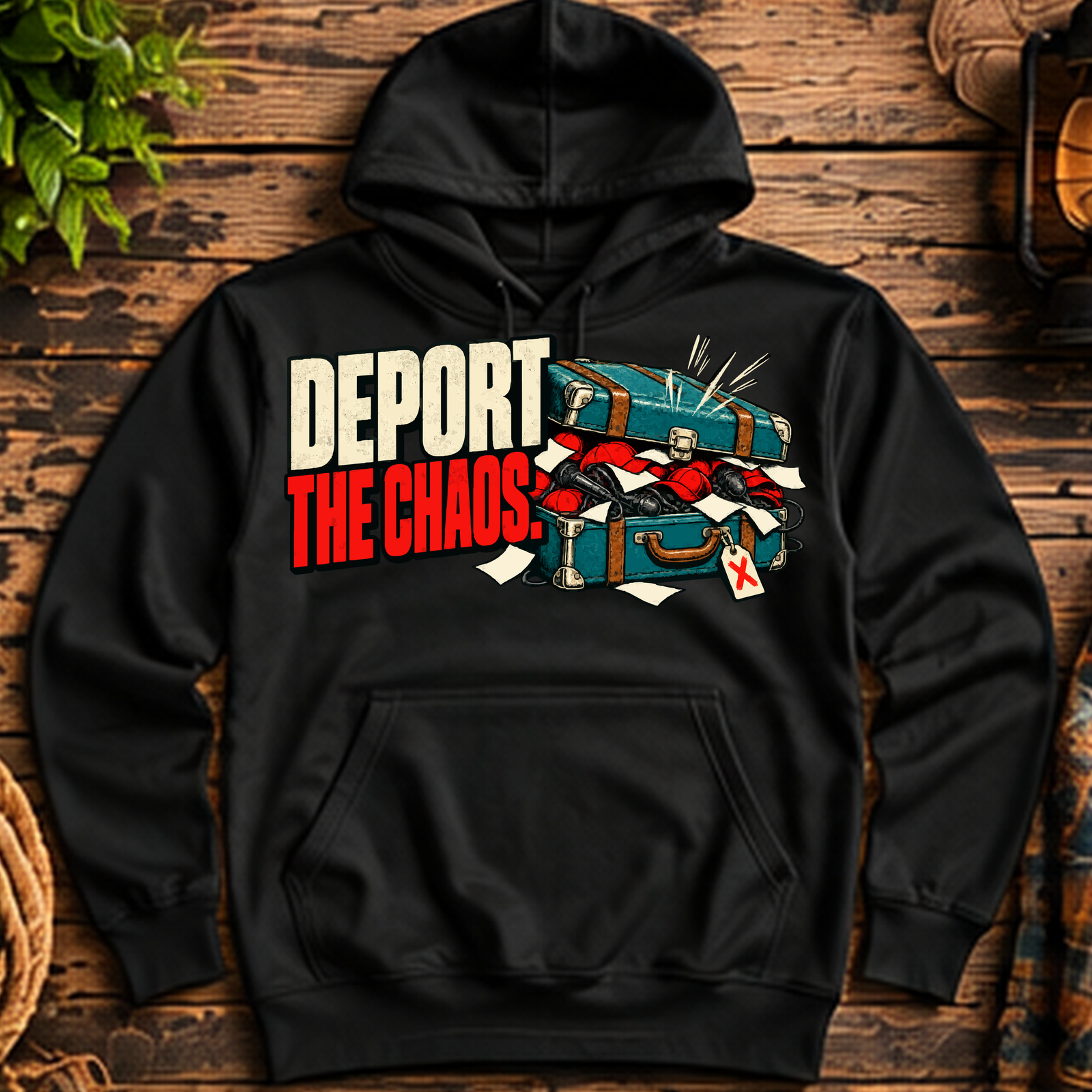 Deport the Chaos Pullover Hoodie