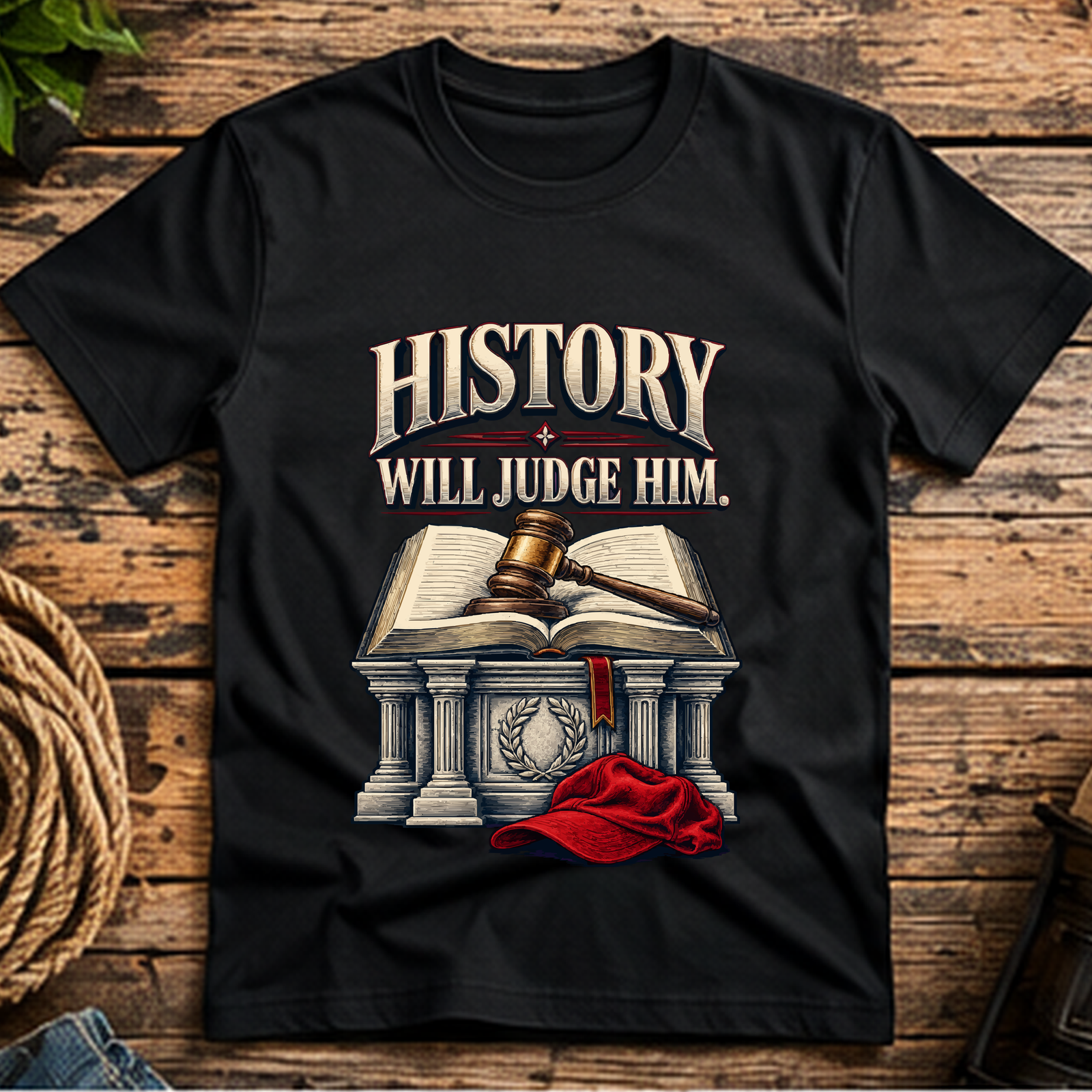 History Will Judge Him Short-Sleeve T-Shirt