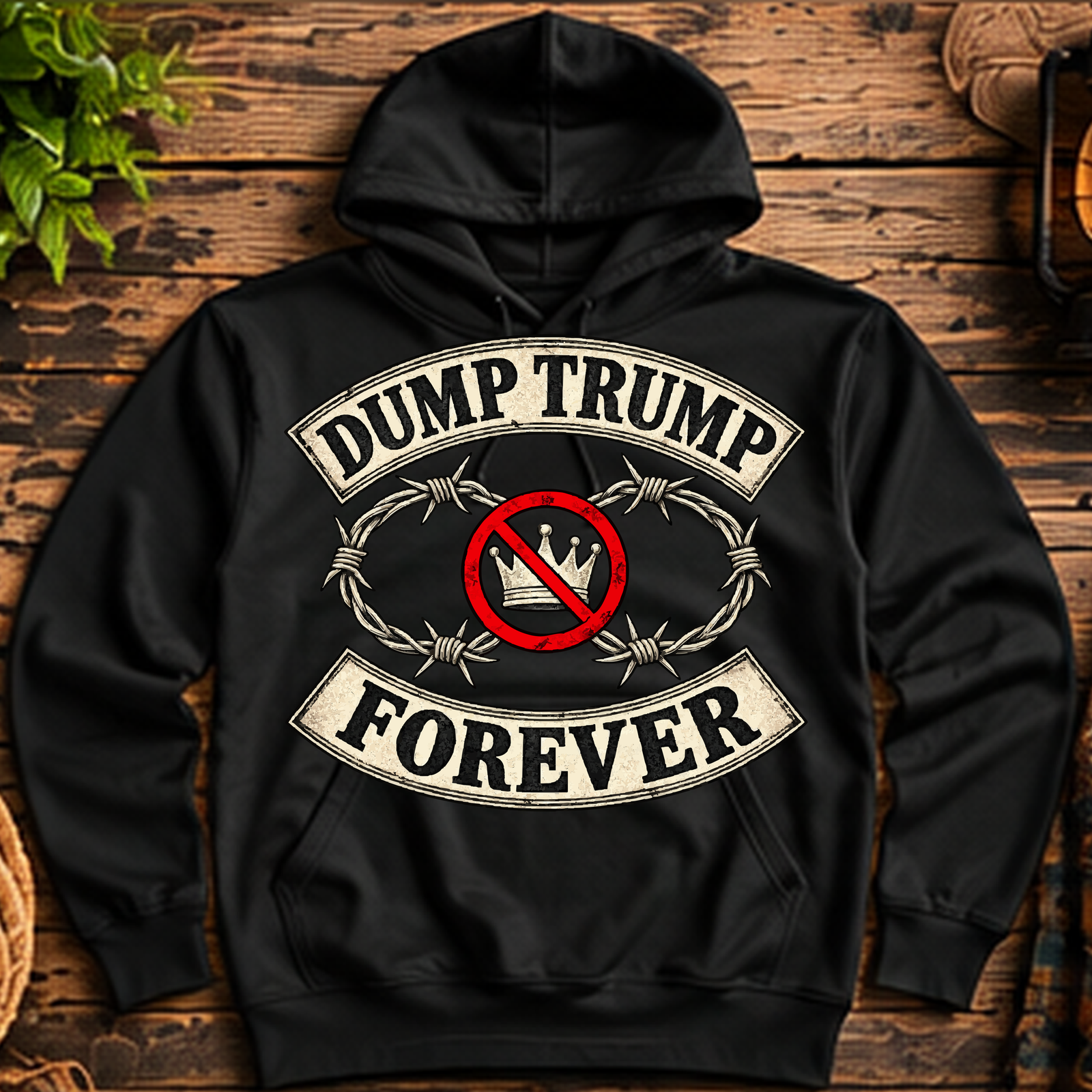 Dump Trump Forever Pullover Hoodie