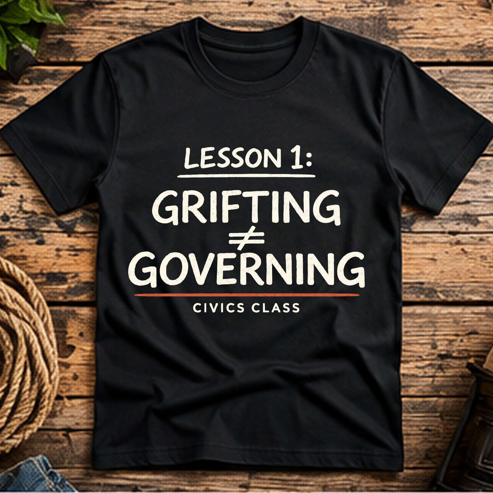 Grifting Is Not Governing Short-Sleeve T-Shirt