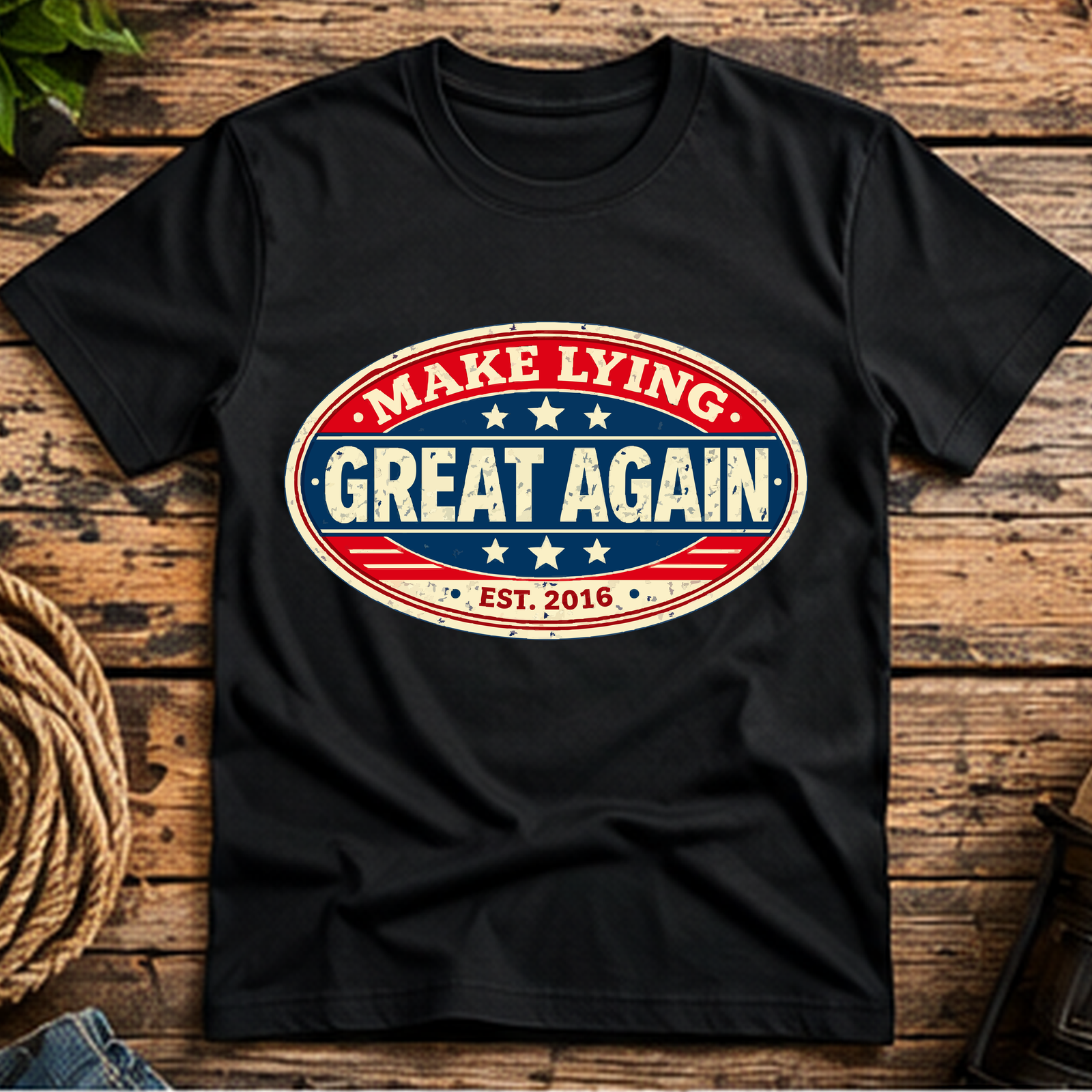 Make Lying Great Again Short-Sleeve T-Shirt