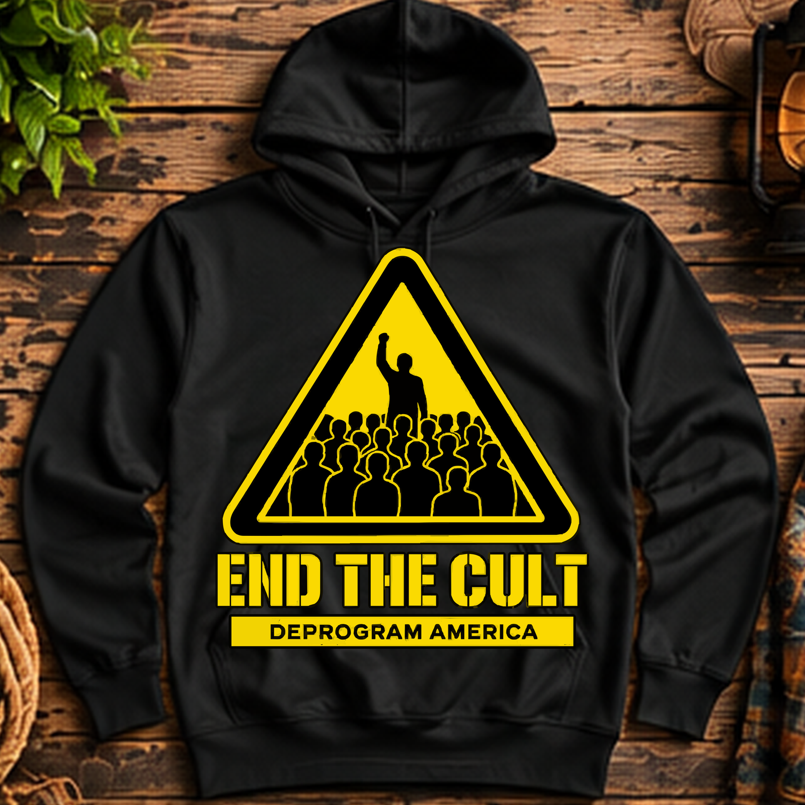 End the Cult Pullover Hoodie