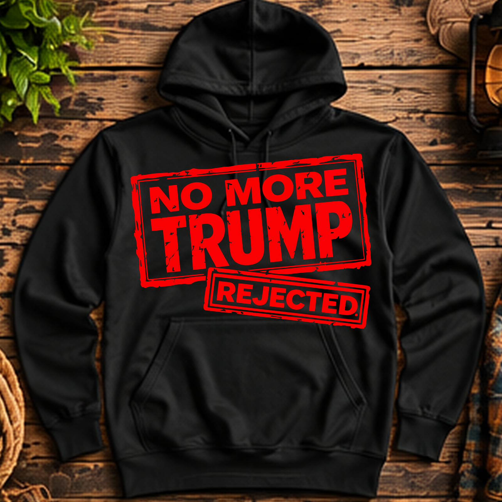 No More Trump Pullover Hoodie