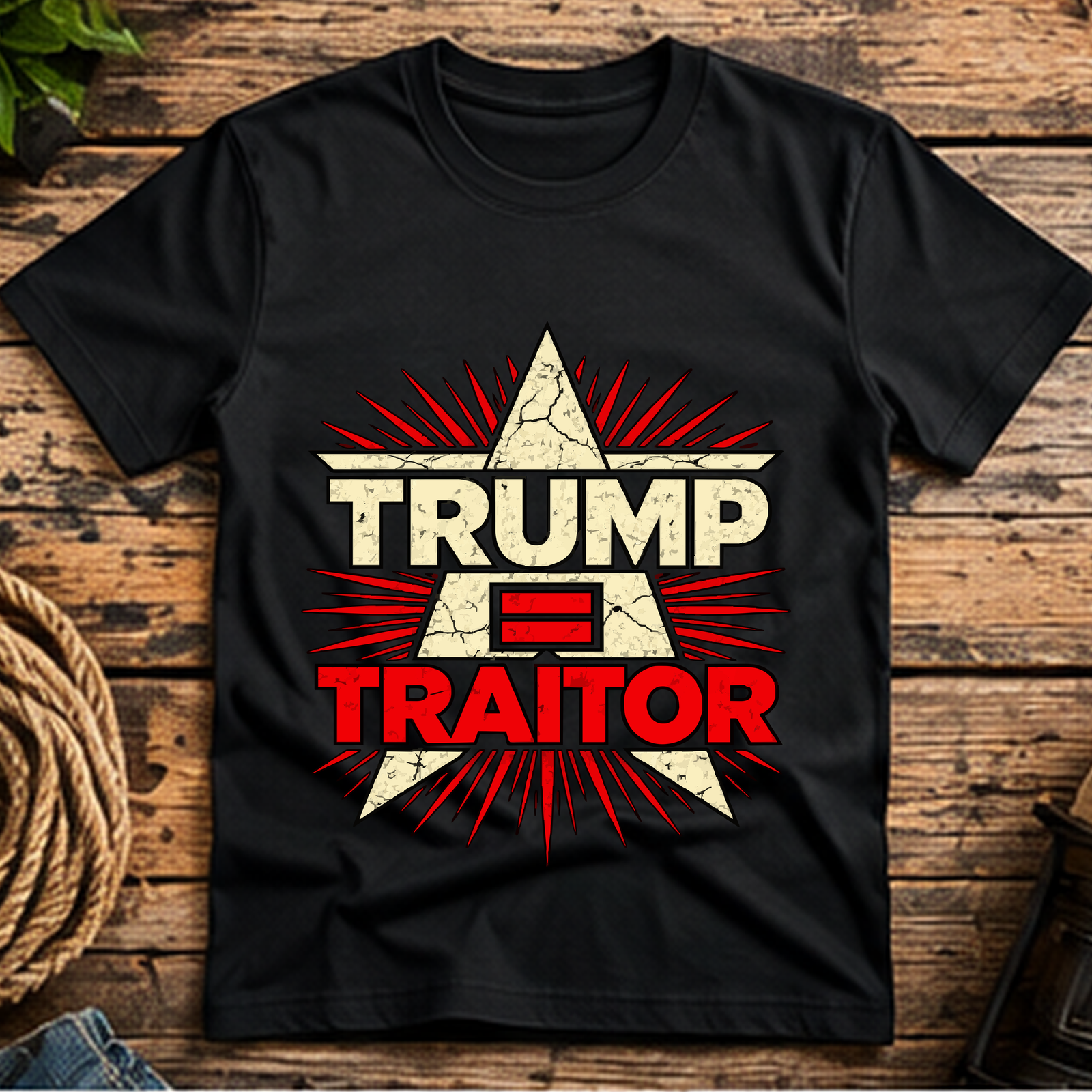 Trump Equals Traitor Short-Sleeve T-Shirt